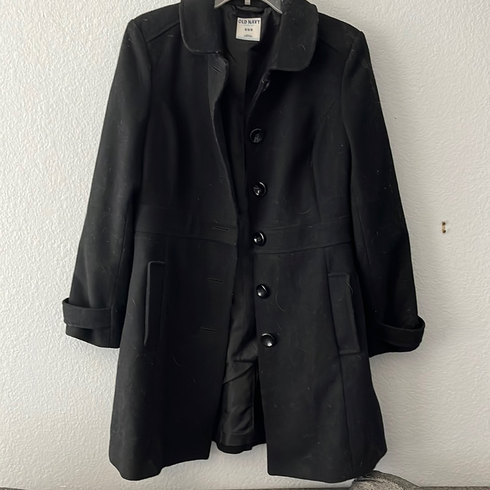 Old Navy Women’s Peacoat - Black - Medium